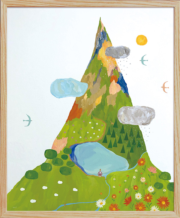 絵画作品・ Umi_05 /『山。』[原画 1点もの]